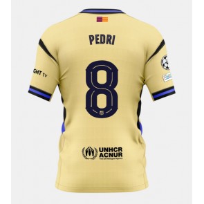 Barcelona Pedri Gonzalez #8 Segunda Equipación 2025-26 Manga Corta